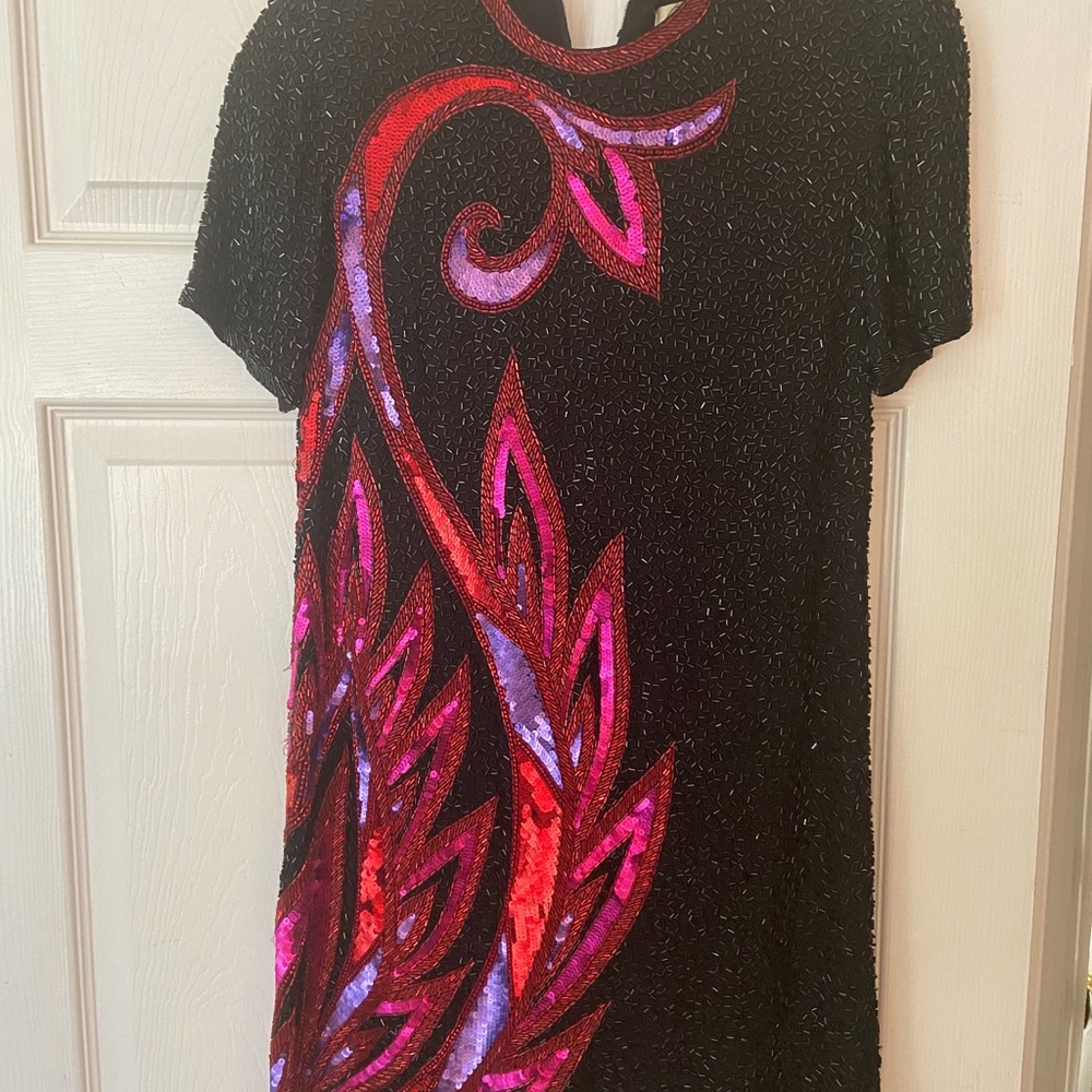 Vintage beaded Bob Mackie dress